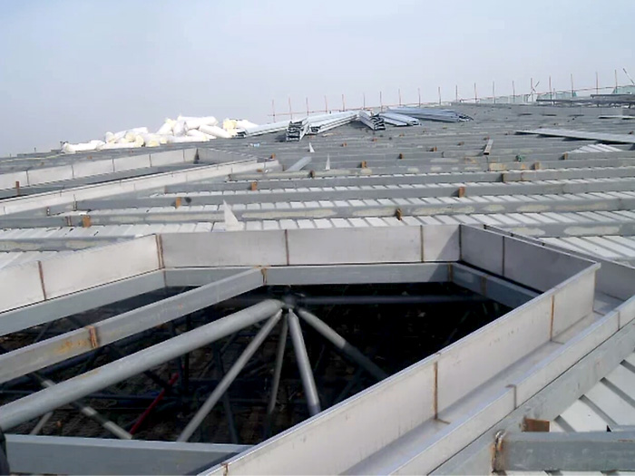 胶南安吉县体育馆网架